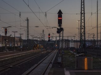 Blick auf Gleise