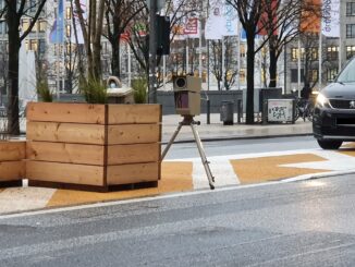 Blitzer am Jungfernstieg