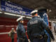 Streife der Bundespolizei im S-Bahnhof Reeperbahn