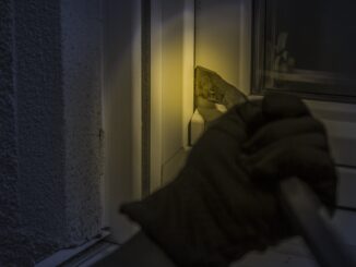 Einbrecher am Werk