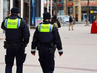 Hamburger Polizisten auf Streife