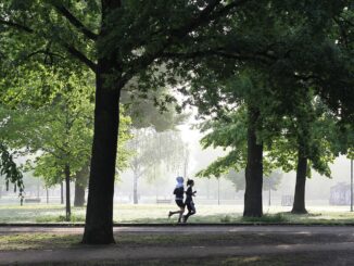 Jogger in einem Park