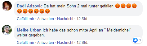 Kommentare bei Facebook