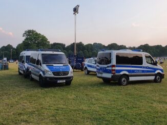 Polizei im Stadtpark