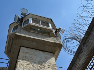 Wachturm eines Gefängnisses
