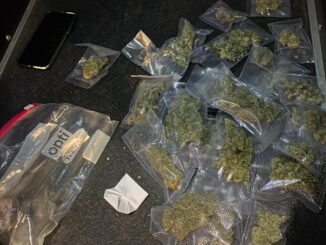 In einzelnen Tütchen abgepacktes Marihuana